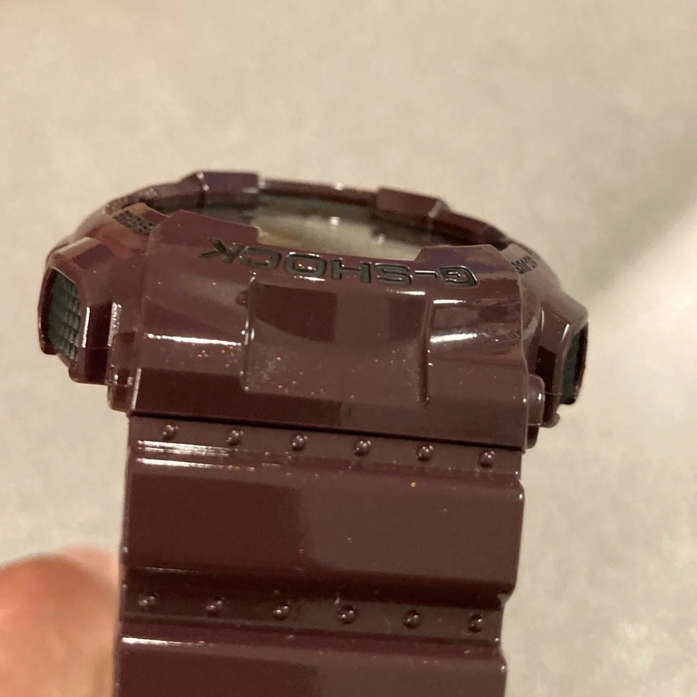 Rare Casio Gshock, GMA-S110MC, purple, black, gray, light works, new battery